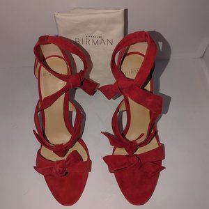 Alexandre Birman  Lolita Knotted Red Heels